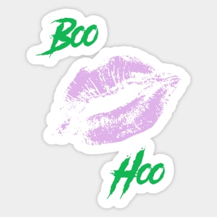 Boo Hoo - Pink lips Sticker